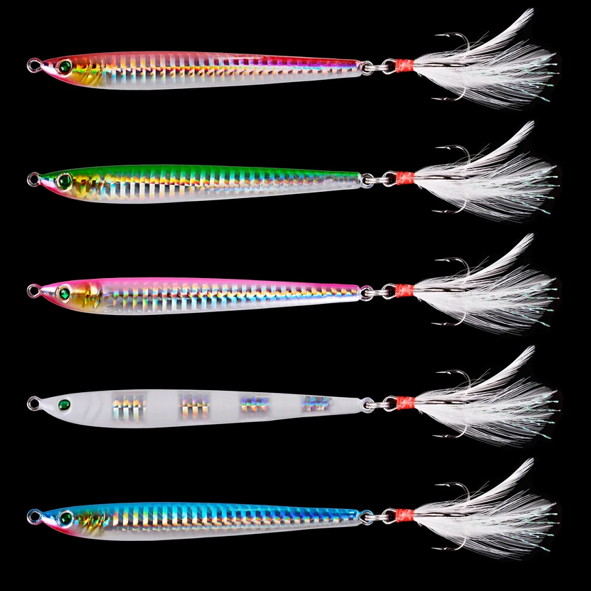 Рыболовные приманки для моря Металическая дергающаяся воблер рыболовные