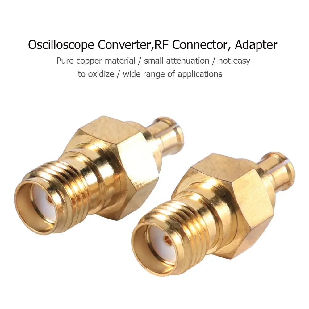 SMA женский к MCX Мужской радиочастотный разъем фотоадаптер осциллографа RF
