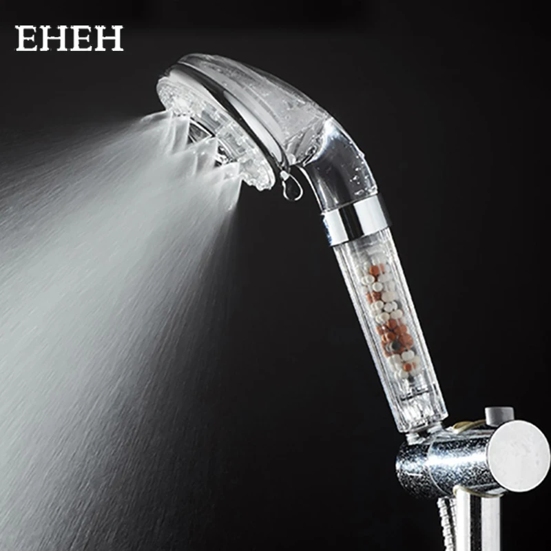 

EHEH 3 Function Spa Shower Head Water Saving Handheld ABS High Pressure Filter Healthy Showerhead Luxurious Spray Nozzle