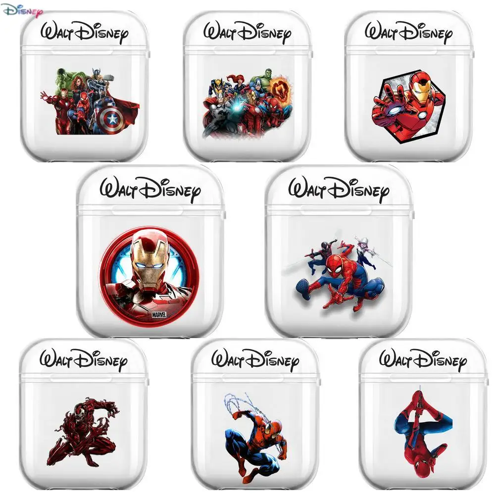 

Disney's new Marvel authentic Soft Silicone Cases For Airpods 1/2 Protective Bluetooth Wireless Earphone Cover For Air Pods Cha