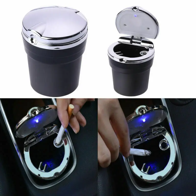 Автомобильный светодиодный бездымный цилиндр с подставкой автомобильный