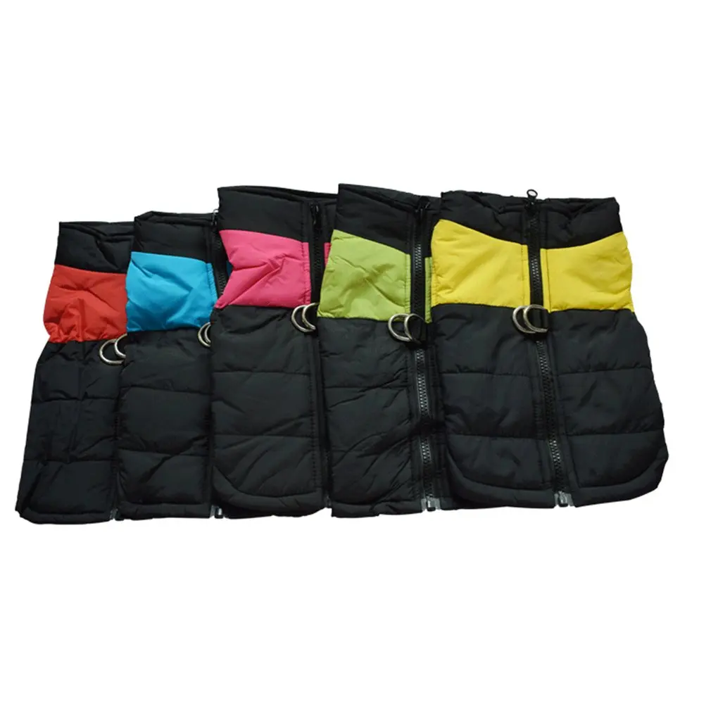 Водонепроницаемая жилетка для собак зимняя теплая одежда больших маленьких и