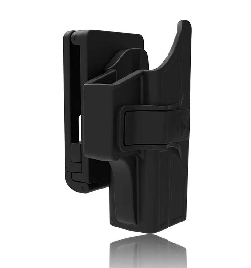 

Glock 43 43X Airsoft Polymer Holster Military Tactical Outdoor Gear Gun Holster With Belt Clip Attachment