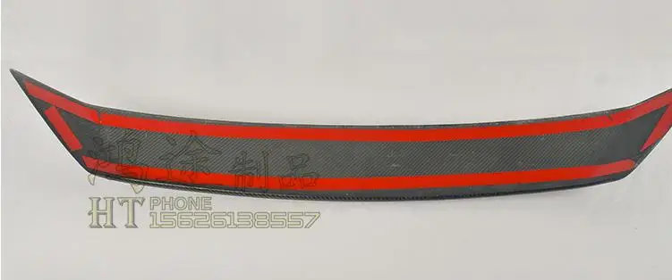 Высококачественная декоративная полоса из углеродного волокна для капота