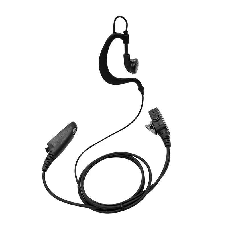 G Shape Earpiece Earbud Audio Mic Surveillance Radio Headset For Motorola Ht750 Ht1250 GP280 GP328 GP330 MT850 MT850LS PRO860 RM