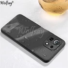 Чехол карамельного цвета из ТПУ для Xiaomi Mi 11 Lite, оригинальный чехол-бампер из жидкого силикона для Xiaomi Mi 11 Lite, чехол для Xiaomi Mi 11 Lite