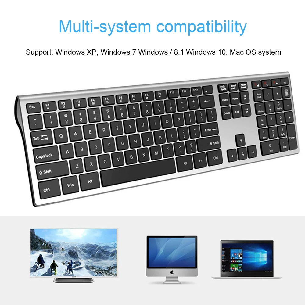 

Digital Keyboard Wireless Mouse USB 2.4G Wireless New Portable Numeric Keyboard 109 Keys Wireless Numeric Keyboard Mouse Set