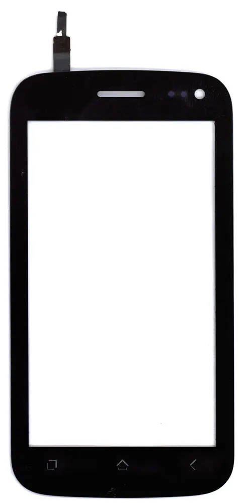 Touch glass (touchscreen) for smart phone fly iq450 Quattro Horizon 2 Black | Mobile Phone LCD Screens