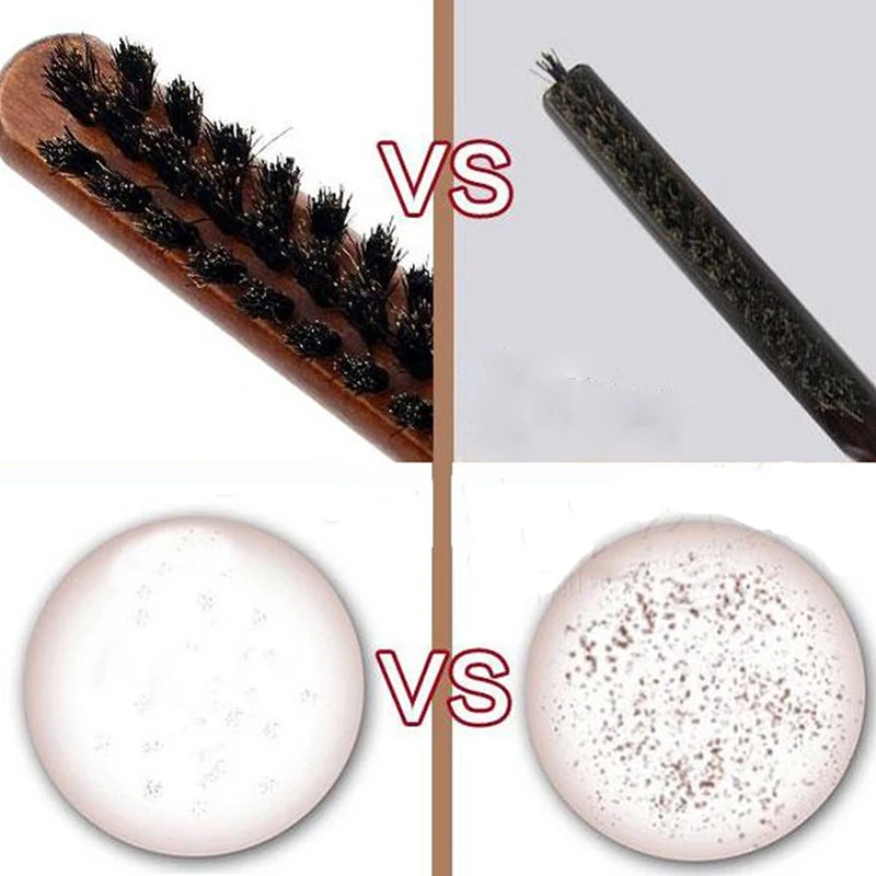 Пушистая расческа Парикмахерская инструмент высокого качества деревянная ручка