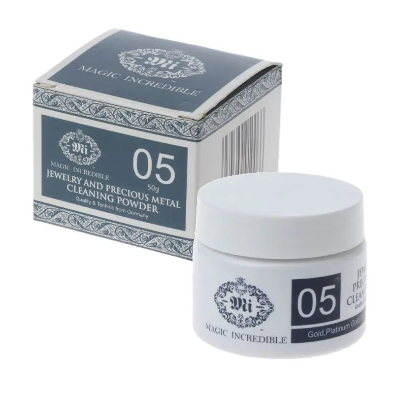 50 г полностью натуральная жемчужная пудра Серебряная Полировка средство для