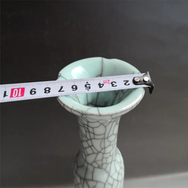 Китайская старая фарфоровая треснувшая глазурованная ваза | Дом и сад