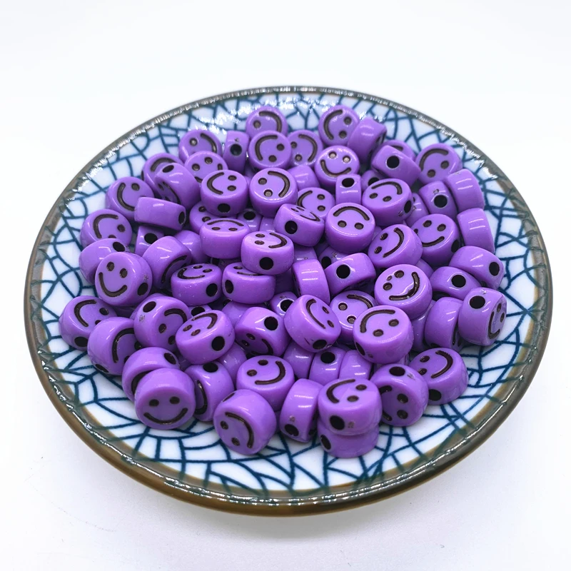 

Новинка 20 шт. 10 мм акриловые Круглые бусины со смайликом для самодельных ювелирных изделий ручной работы аксессуары для рукоделия #10