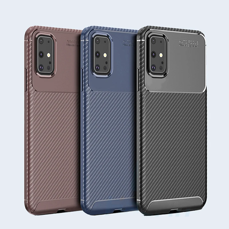 Чехол для samsung Galaxy S11 S11E Plus чехол из углеродного волокна защитный мягкий