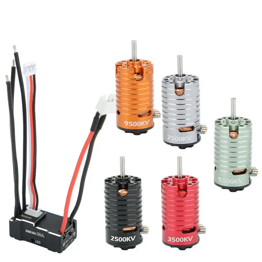 1410 бесщеточный двигатель + 18A черный ESC Замена RC Аксессуар для удаленного