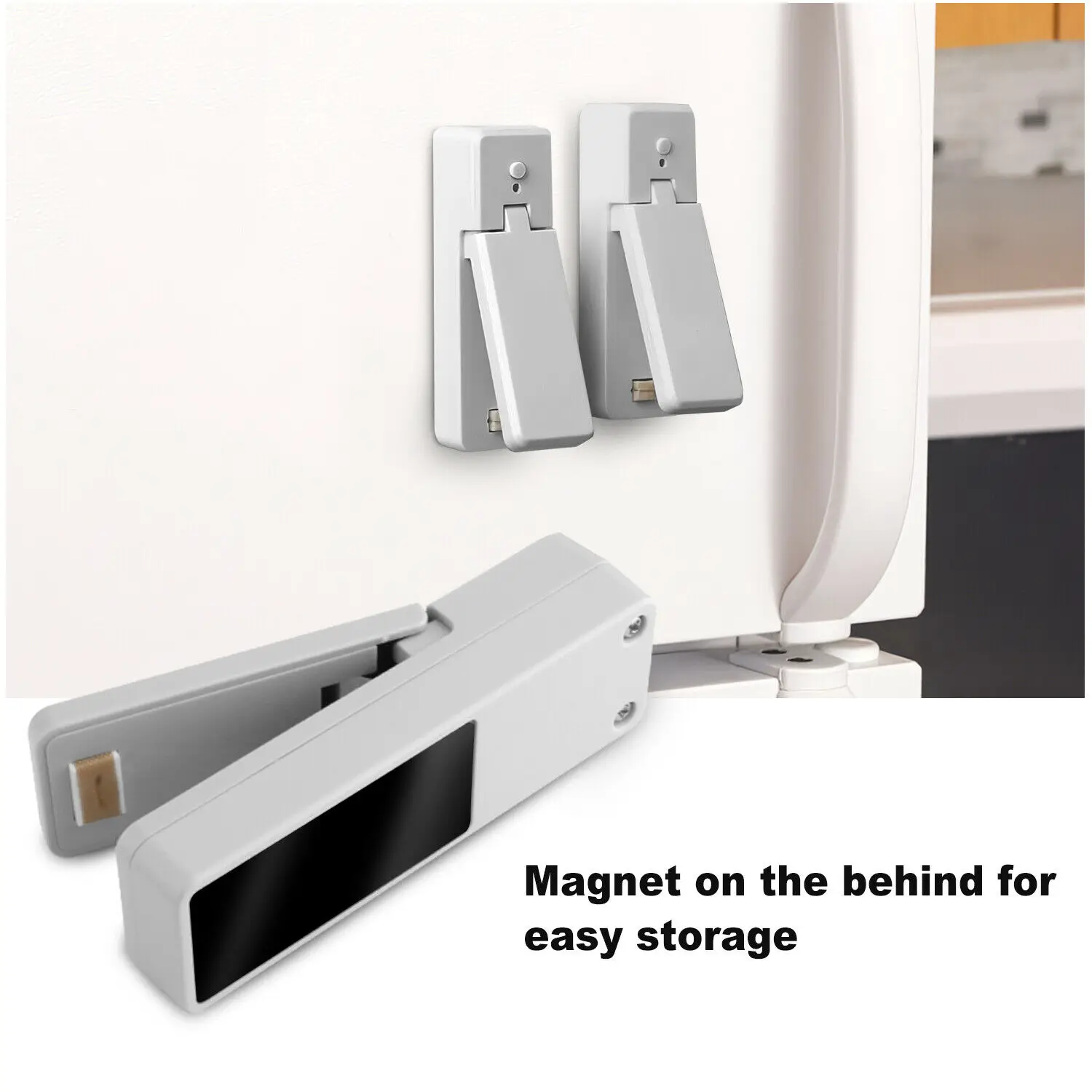 

2 In 1 Mini Magnetic Sealer Bag Cutter Opener Portable Food Snack Sealing Packaging Machine Rechargeable Kitchen Bag Sealer