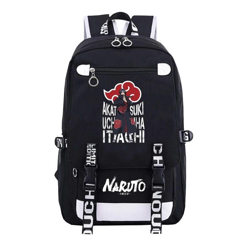 XM I Аниме Рюкзак Наруто школьные сумки для подростков Bookbag Akatsuki Itachi Sharingan Косплей сумки на плечо для ноутбука рюкзак для путешествий - Цвет: XM I