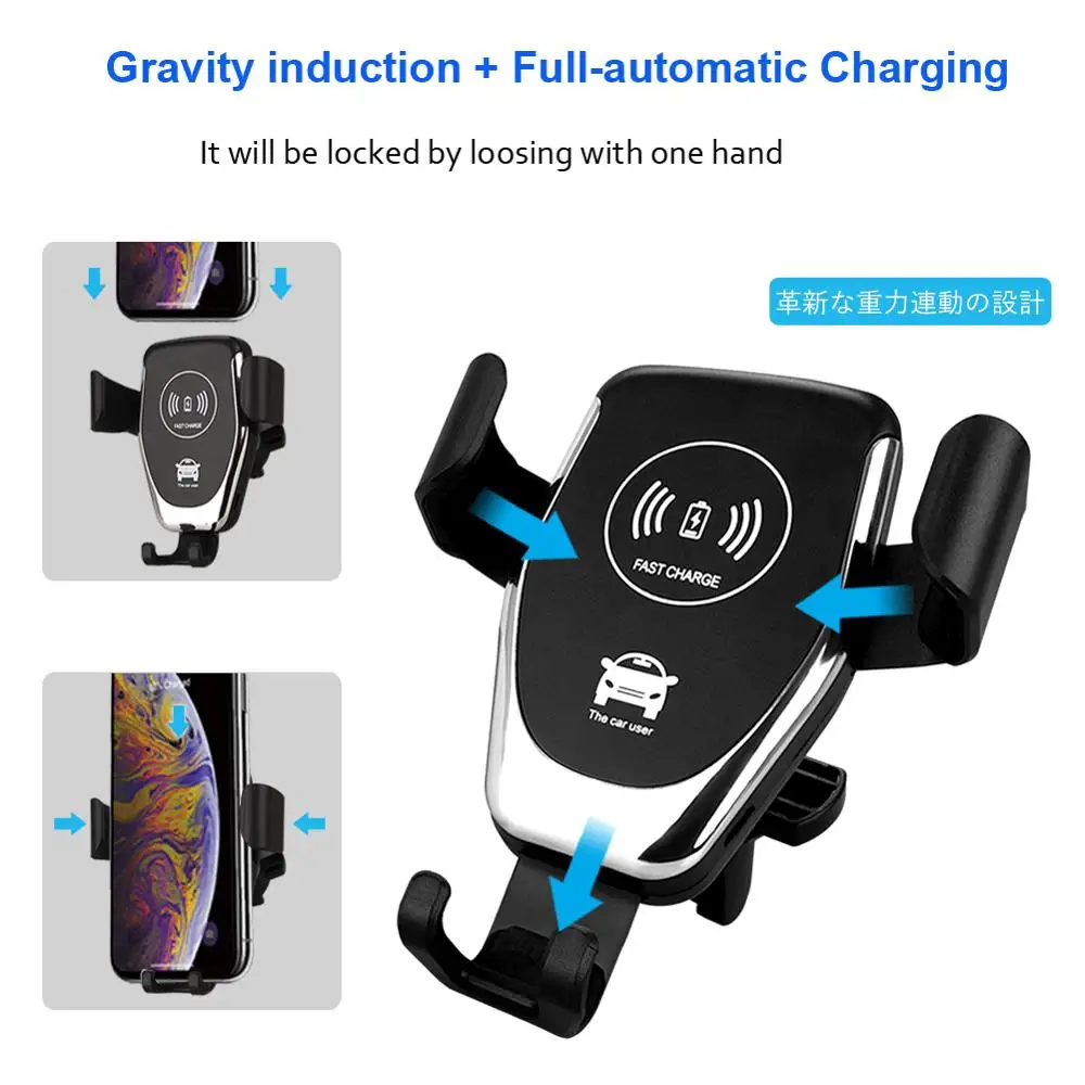 Высокое качество 10 Вт мощная Быстрая зарядка беспроводное автомобильное