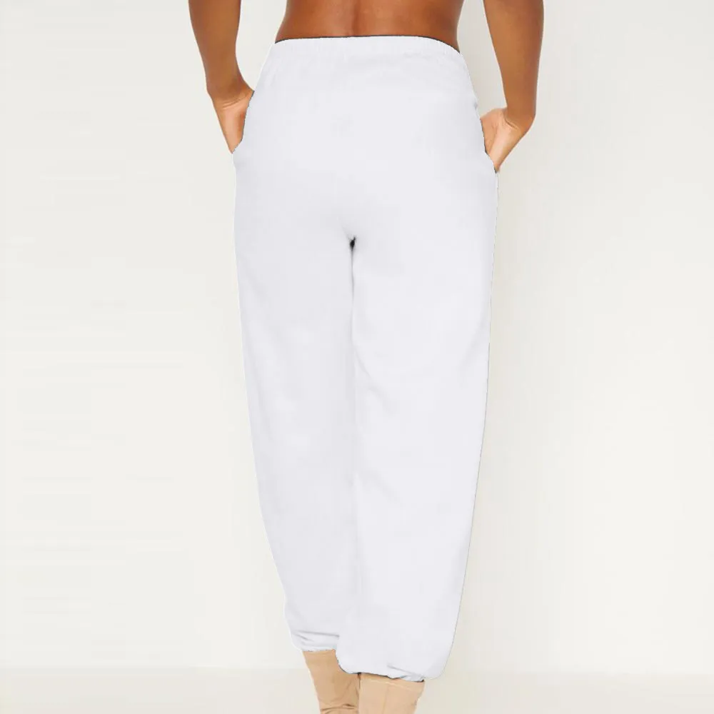 Женские цветочные брюки длинные мешковатые Легинсы размера плюс 2019 Новое