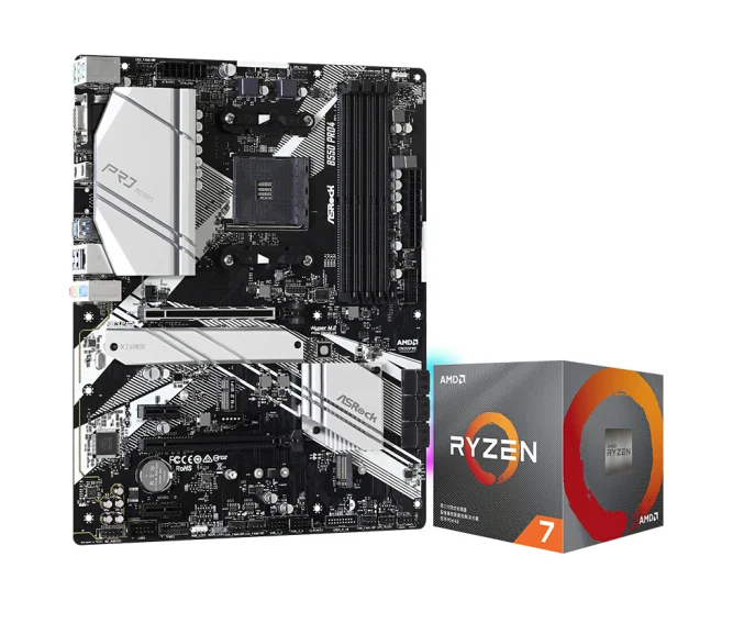 Материнская плата ASRock B550 Pro4 + R5 3600X/3600XT R7 3700X/3800X/3800XT R9 3900X 3900XT набор плат для