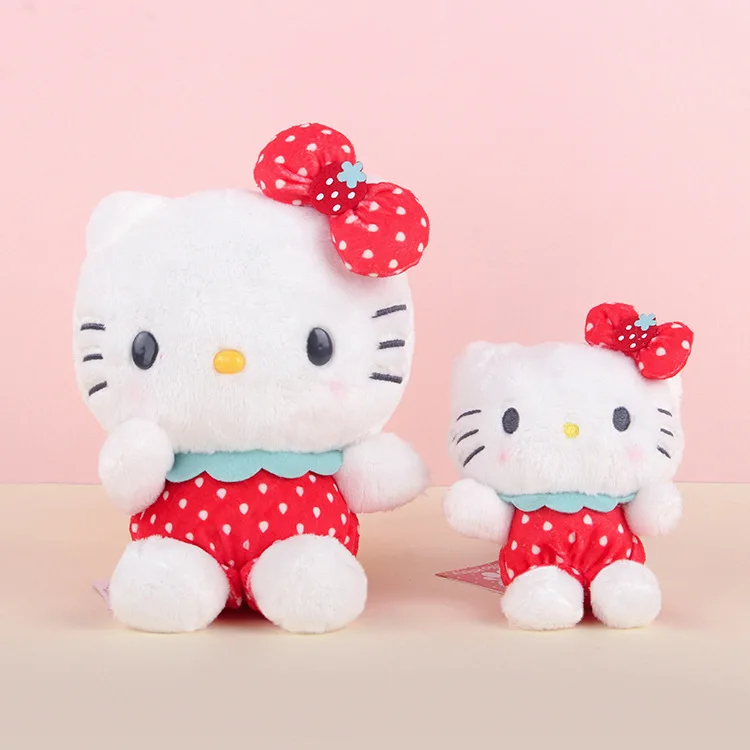 Ins Sanrio плюшевые игрушки пушистая набивная Kitty Cinnamoroll My Melody плюшевая парная