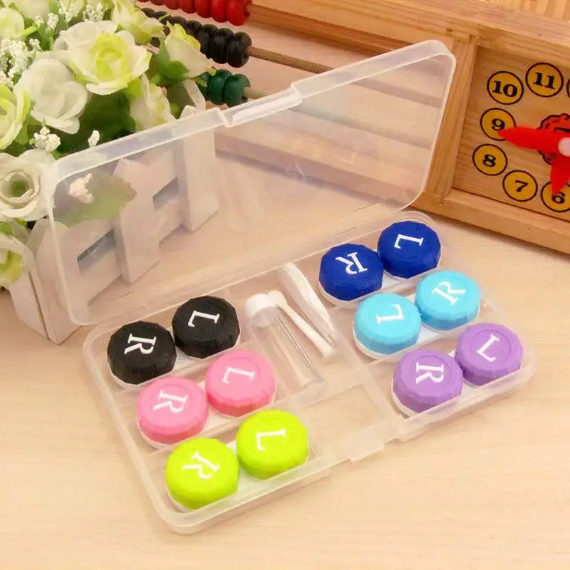 

Cleaning contact lens storage box electric cleaner cartoon pattern