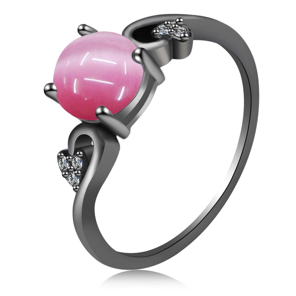 Женское кольцо кошачий глаз в форме циркона обручальное модное праздничное