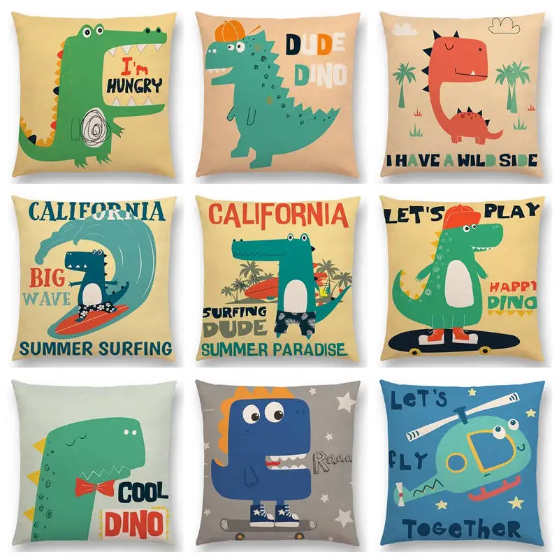 Милый мультяшный очаровательный динозавр забавные поздравления счастливая