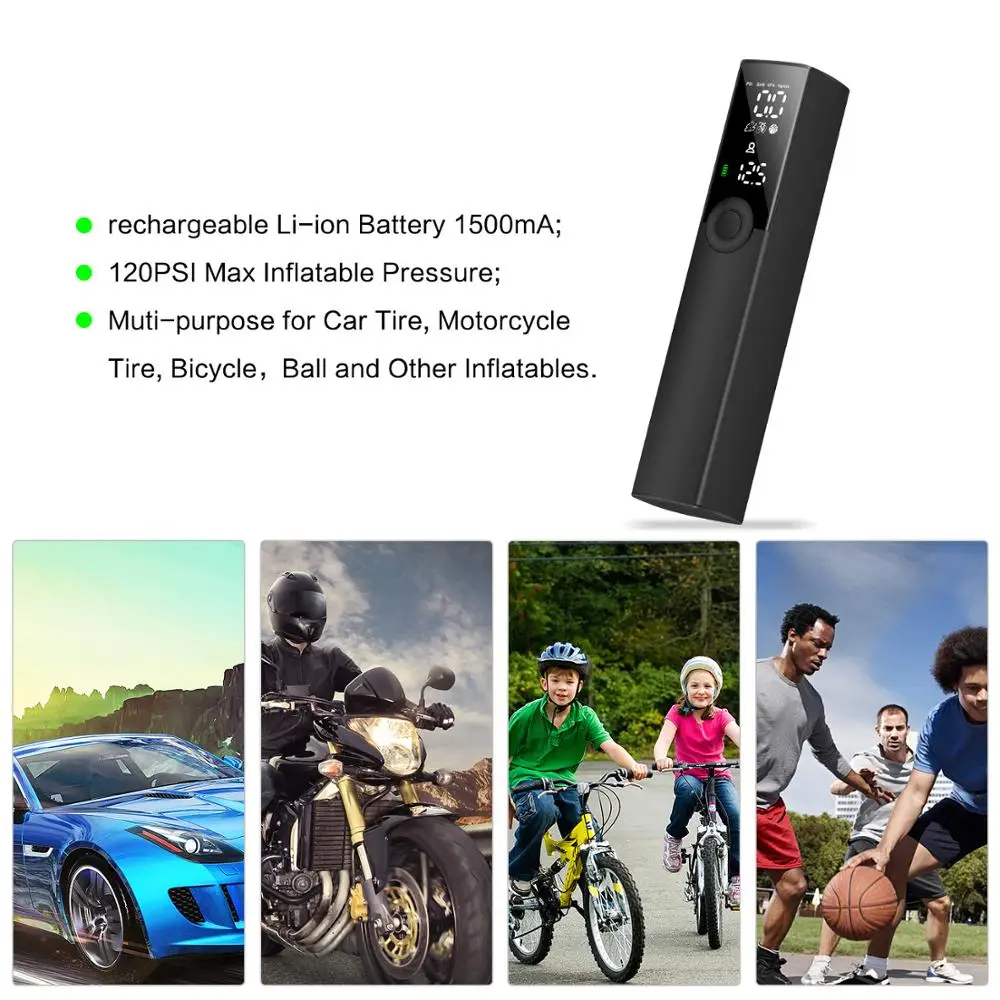 BP188 автомобильный воздушный насос интеллектуальный цифровой дисплей