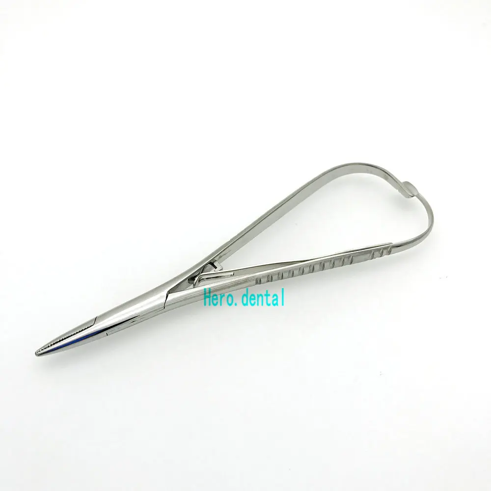 Плоскогубцы с держателем для зубных игл Mathieu щипцы из нержавеющей стали 14 см