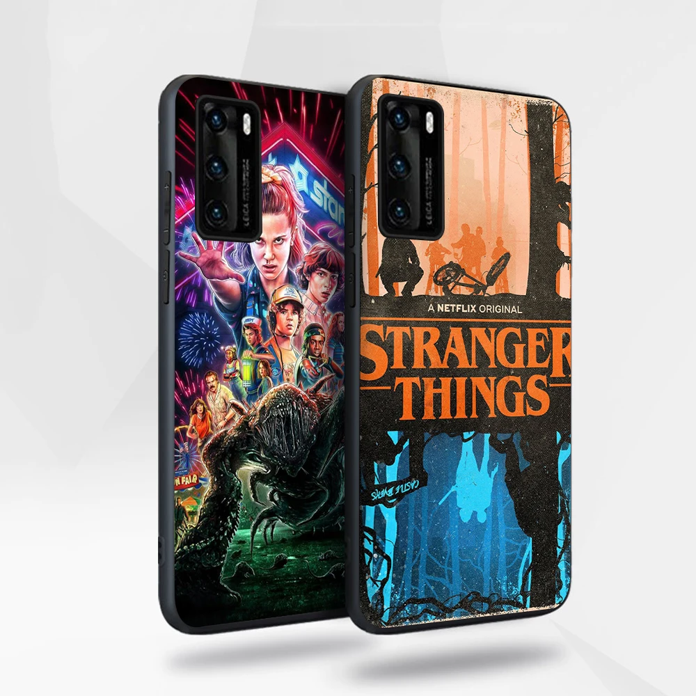 

Stranger Things TV Case for Huawei P40 P30 P20 Honor 30 20 10 30S Mate 40 30 20 Lite Pro P Smart Plus 2019 Soft TPU Phone Fundas