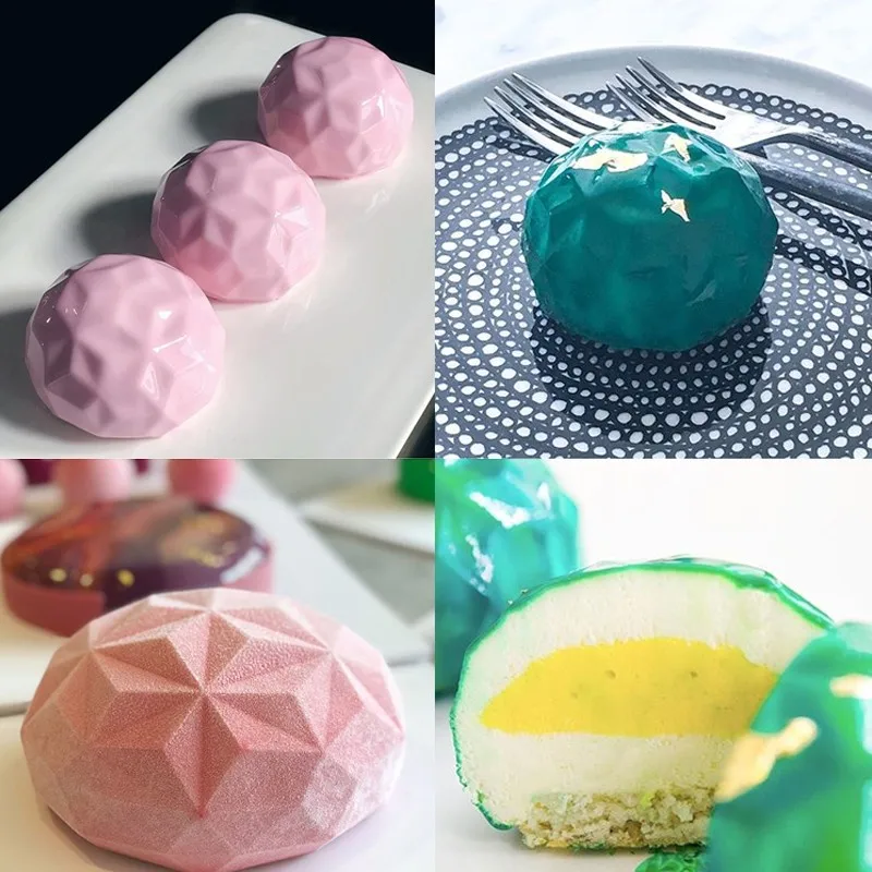 

3D Mousse Silicone Cake Baking Tools Kitchen Accessories Pastry And Bakery Silicone Mold Ice Cream Mold Chocolate Pastry Tools