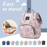 fashion mummy nappy bag baby cart cartoon print backpack oxford cloth waterproof nursing bag for baby care changing diaper bags