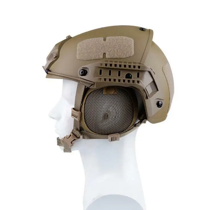 Стальная тактическая защитная сетка для ушей защитный шлем страйкбола пейнтбола