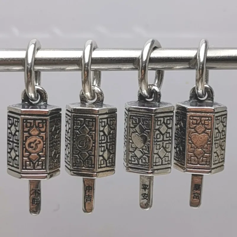 

925 Sterling Silver Chi Chi Sticks Pendant Dangle Charm Fit European Troll 3.0mm Bracelet Jewelry