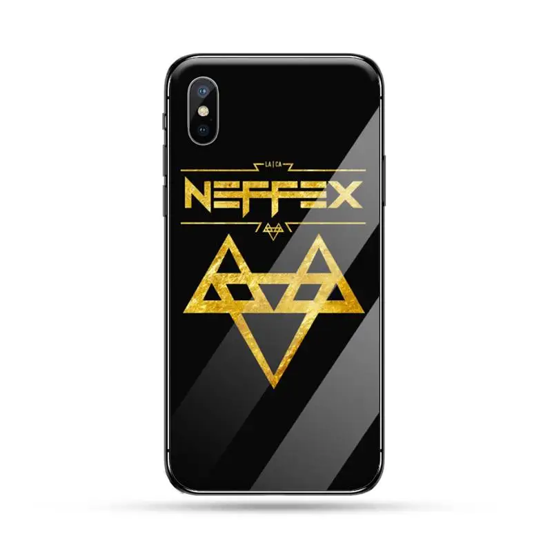 

Neffex famous rock band high quality luxury Phone Case shell Tempered glass For iphone 5C 6 6S 7 8 plus X XS XR 11 PRO MAX
