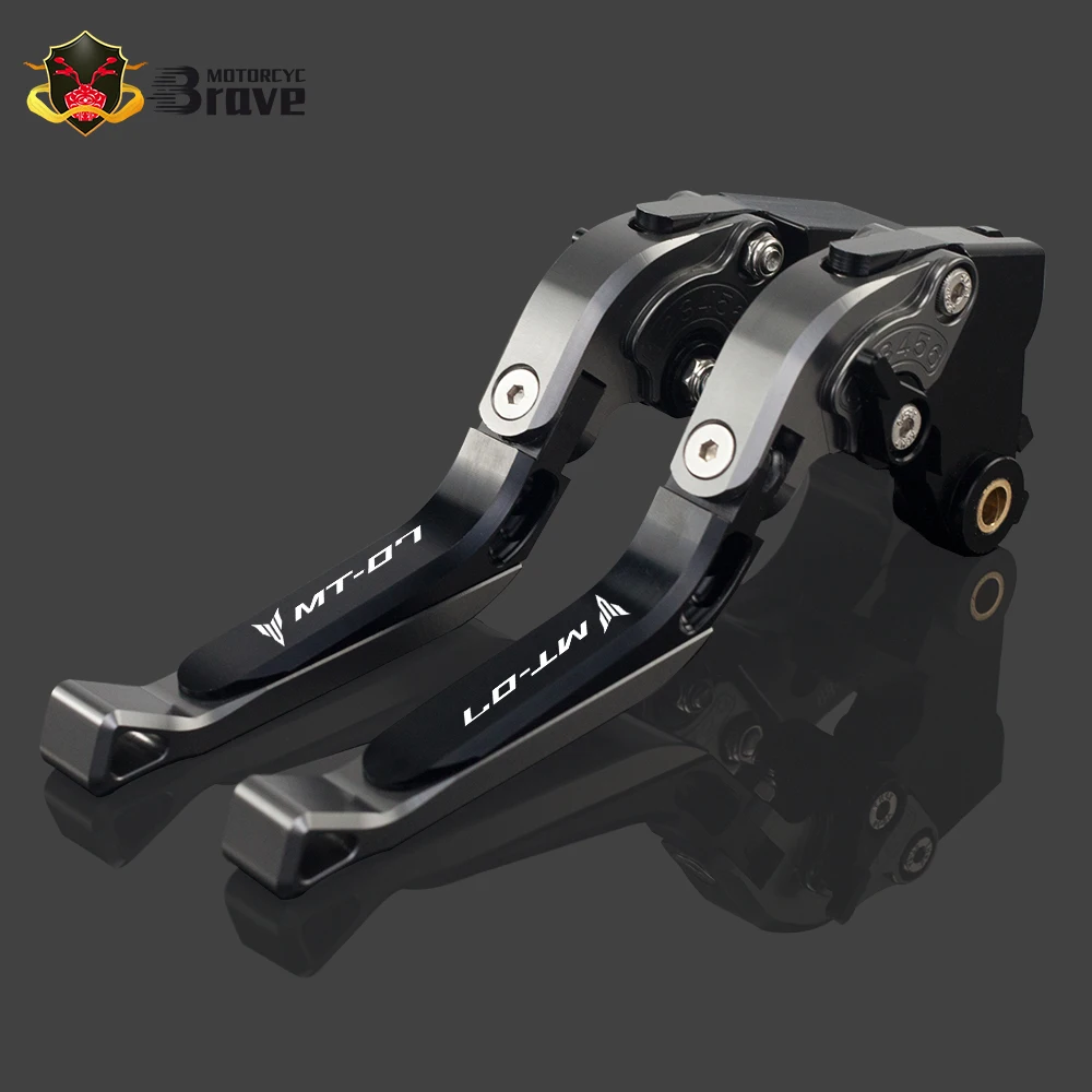 CNC мотоцикл Регулируемая Складная Выдвижная тормоза сцепления рычаги для YAMAHA MT07