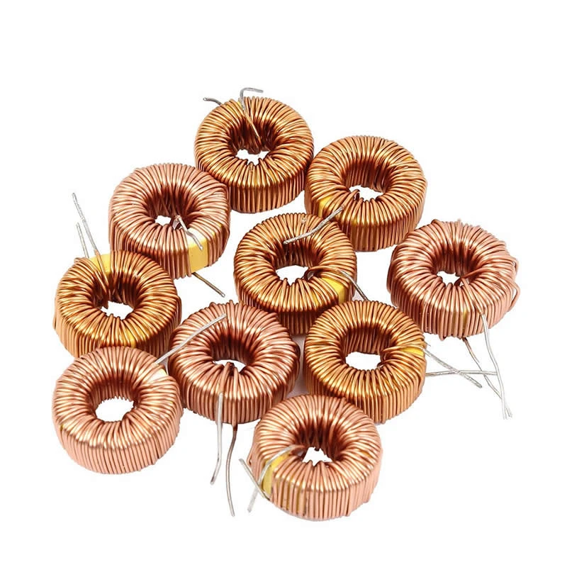 50PCS Toroid Core Inductor 3A 6A Winding Magnetic Inductance 33uH 47uH 100uH 56uH 470uH Toroidal lm2596 For Electronics | Обустройство