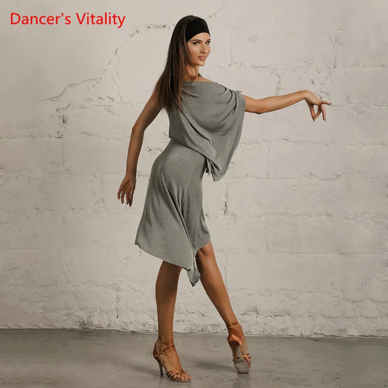 

Latin dance Skirt Adult Profession Competition Practice Clothes New Female Sexy Dress Stage Performance Clothing