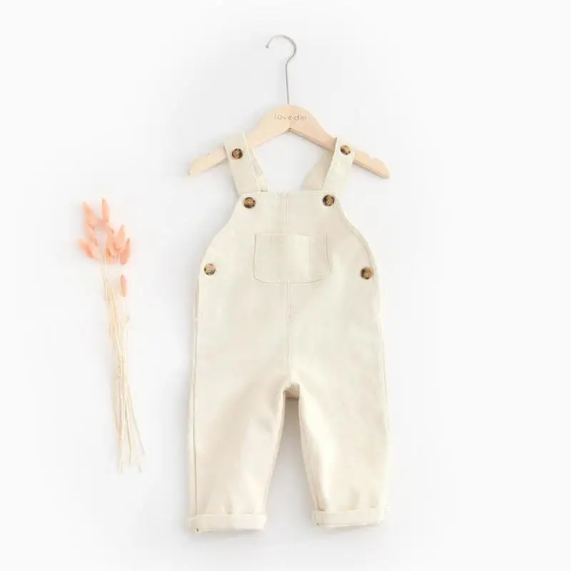 

Baby Boy Solid Denim Overalls Child Jean Bib Pants Infant Jumpsuit Children's Clothing Kids Overalls Autumn Girls Outfits
