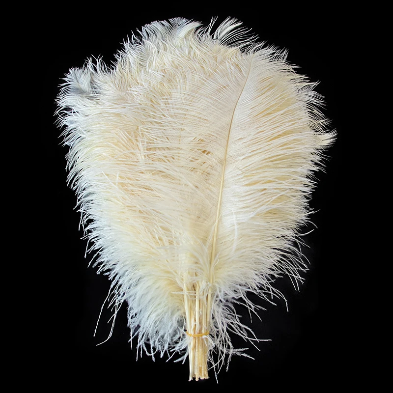 

10Pcs High Quality Dyed Ostrich Feathers 35-40CM Fluffy Plumes For Crafts Wedding Table Centerpieces Carnival Clothes Decoration