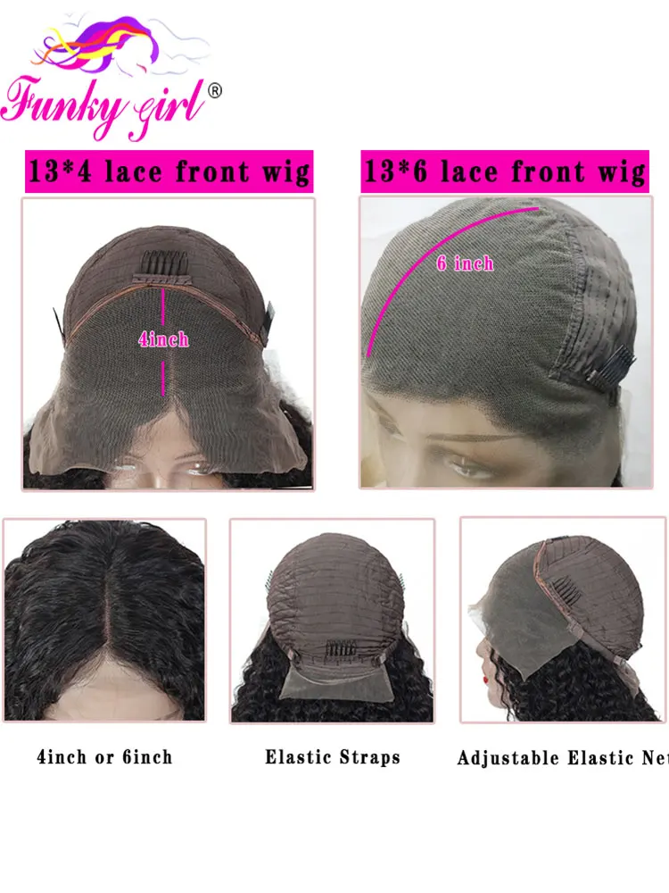 Кудрявые вьющиеся человеческие волосы предварительно отобранные 13x6 Remy