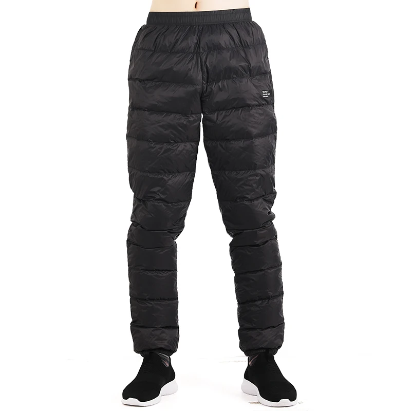 Men Dark Gray TECTOP, зимние, женские, мужские, мягкие, пуховые штаны, ветрозащитные, для спорта на открытом воздухе, кемпинга, туризма, лыжного спорта, треккинга, дышащие, мужские брюки VA677 - Цвет: Men Dark Gray