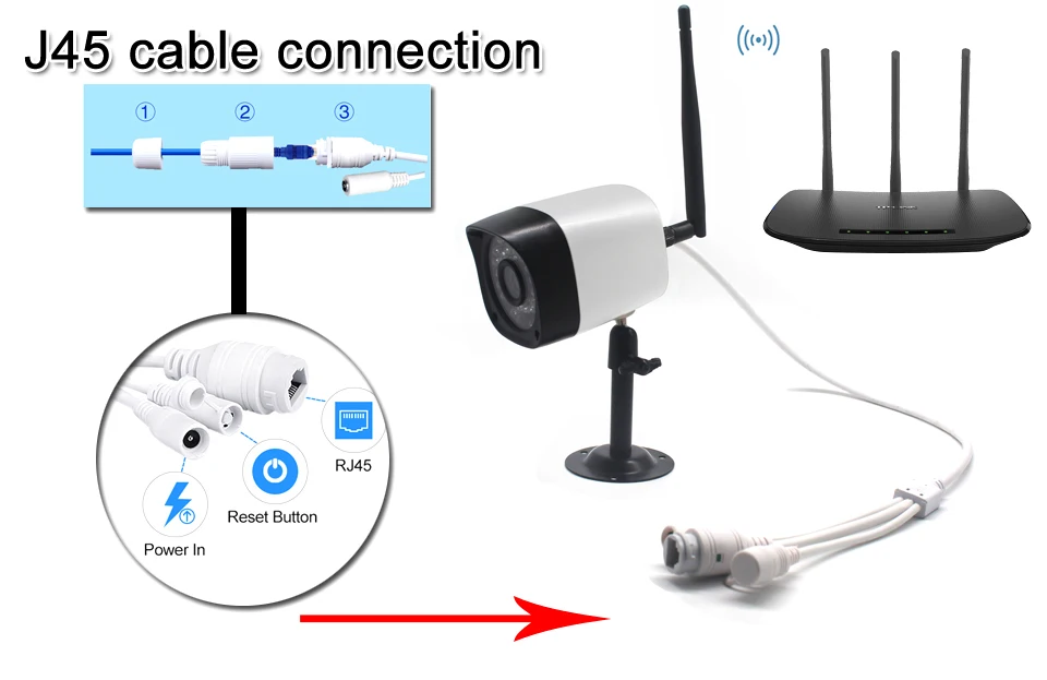 Новая беспроводная мини WiFi камера HD 1080P ИК ночного видения Домашняя безопасность ip-камера CCTV камера обнаружения движения Yoosee View