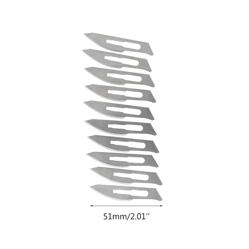 10 шт. 23 # нож для скальпеля Лезвия резьбы по дереву Гравировка Ремесло Скульптура