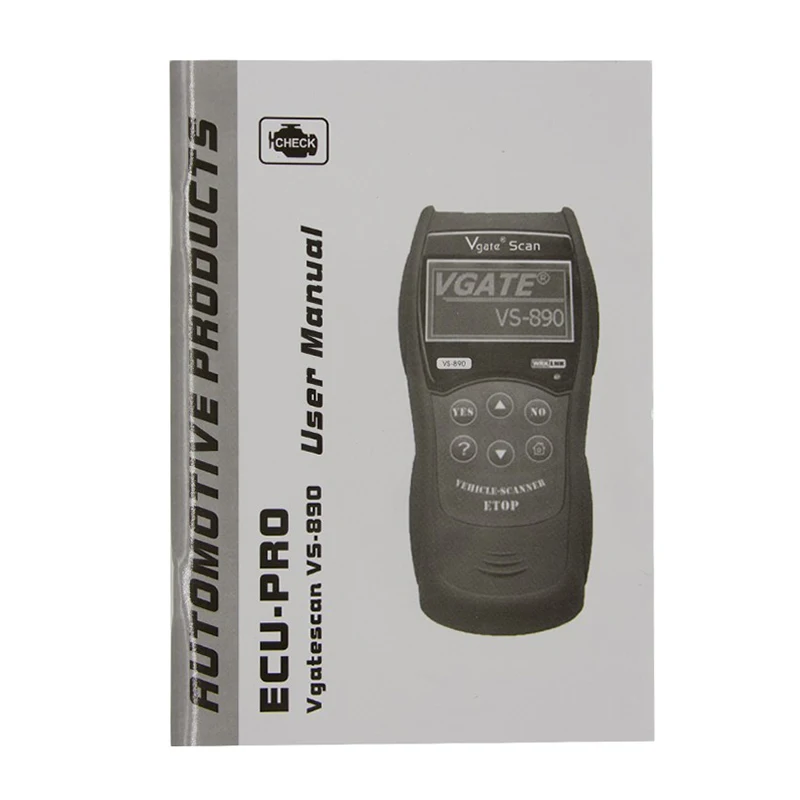 Автомобильный сканер VS890 OBD2 считыватель кодов универсальный многоязычный