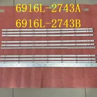30 шт. светодиодный Подсветка полосы для LG 43LH5100 43LH615V 43LH7500 43LH604V 43LH570V 43LH590V 43LH510V 43LH5700 6916L-2743A 2743B 2550A