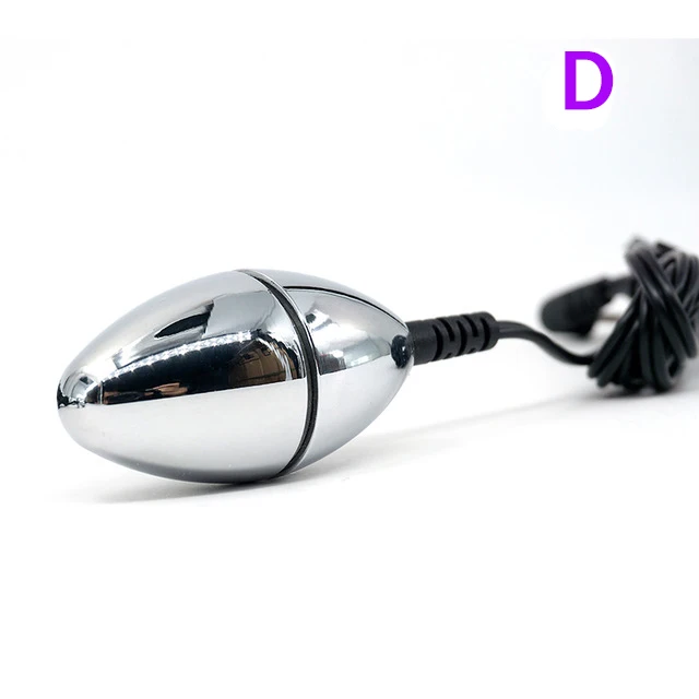 4 типа E stim металлический Анальный Анальная пробка Электрический шок анус