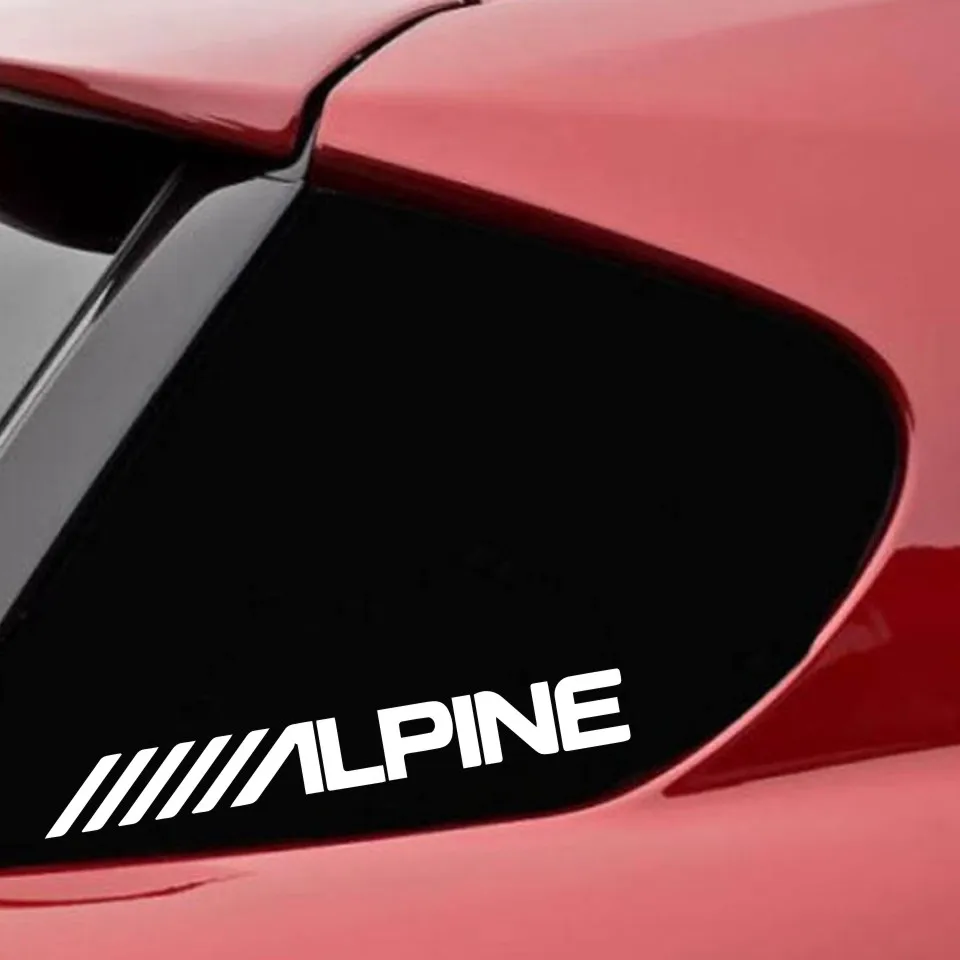 

Aliauto Fashion Car Sticker Alpine Logo Automobiles Motorcycles Accessories Reflective Vinyl Decal for Smart Ford Focus,17cm*2cm