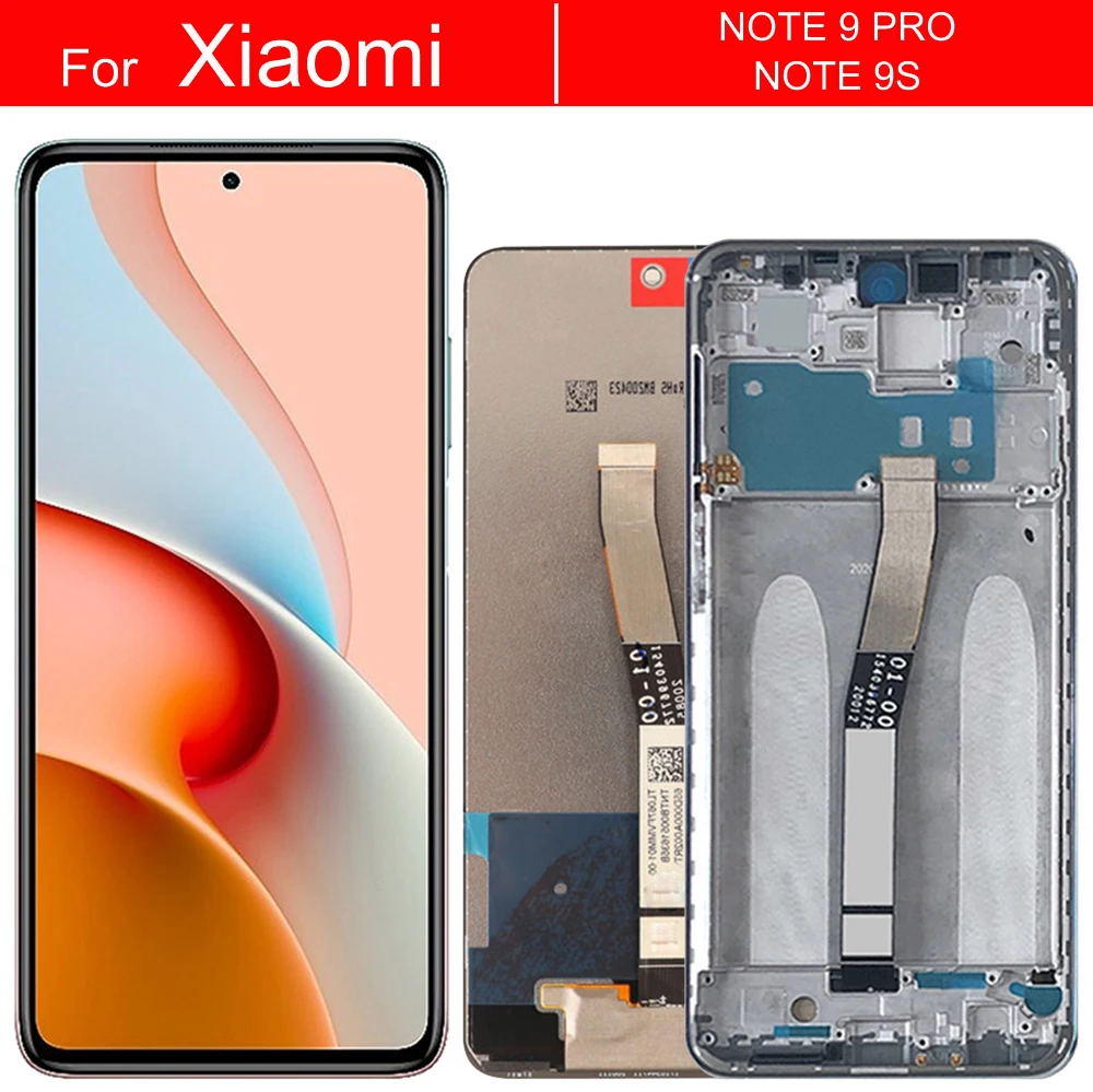Оригинальный ЖК-экран для Xiaomi Redmi Note 9S ЖК-дисплей экран 9 PRO 10-сенсорный | Мобильные