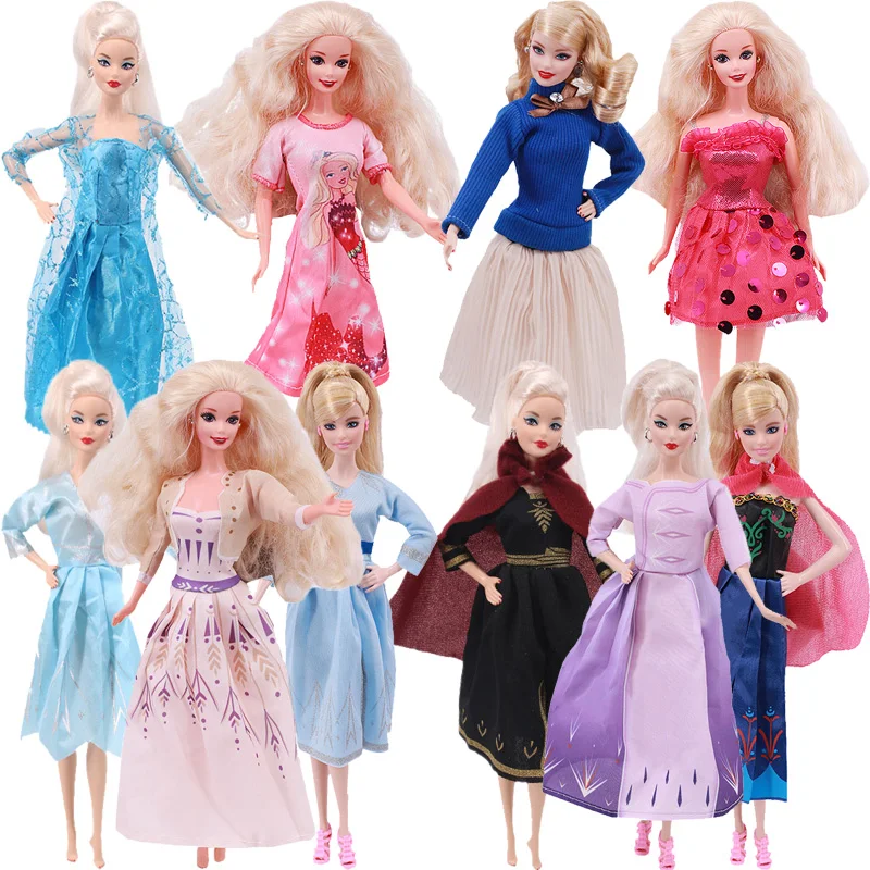 

Doll Clothes Printed Skirts Princess DressBeauty And Fashion To The Dolls Of Our Future Generations For Barbies Baby